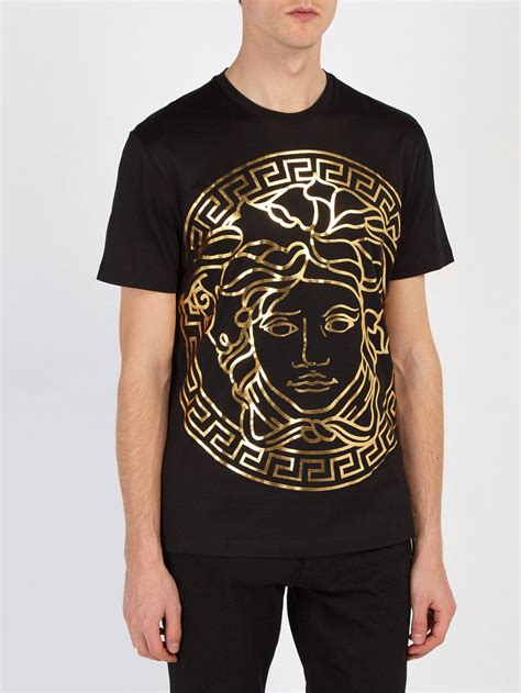 versace black gold t shirt|hi shirts ru Versace.